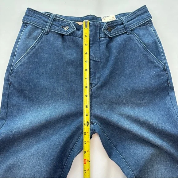 ANTHROPOLOGIE Pilcro Polished Mid-Rise Bootcut Jeans Women’s Size 31 Medium Wash - Picture 14 of 17